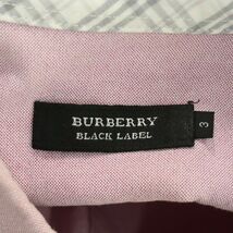 BURBERRY BLACK LABEL バーバリー ブラックレーベル ホース刺繍★ 長袖 ボタンダウン オックスフォード シャツ Sz.3　メンズ　A4T00021_1#C_画像6