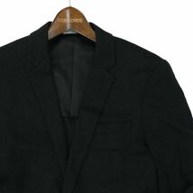 Calvin Klein カルバンクライン 通年 背抜き★ リネン混 ソフト アンコン テーラード ジャケット Sz.M　メンズ 黒 　A4T00043_1#O_画像3