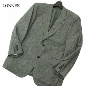 LONNER ロンナー 秋冬 総裏 ウール★ テーラード ジャケット Sz.96 AB5　メンズ　A4T00154_1#N