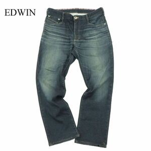 EDWIN エドウィン ER03 ジャージーズ★ USED加工 ストレッチ デニム パンツ ジーンズ Sz.L　メンズ 日本製　A4B00065_1#R