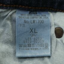 Lee リー LM1700 USED&ペイント加工★ ストレッチ スキニー デニム パンツ ジーンズ Sz.XL　メンズ 日本製 　A4B00106_1#R_画像10