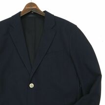 UNIQLO ユニクロ 通年 金ボタン★ コンフォート テーラード ジャケット ブレザー 紺ブレ Sz.L　メンズ ネイビー　A4T00244_1#O_画像2