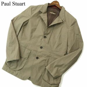 Paul Stuart ポール・スチュアート 通年 裏地メッシュ★ ワーク ジャケット カバーオール Sz.M　メンズ　A4T00544_1#O