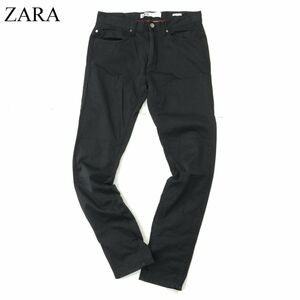 ZARA ザラ マン 現行タグ★ SKINNY FIT ストレッチ スキニー パンツ Sz.30　メンズ 黒　A4B00286_1#R