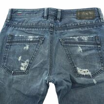 イタリア製★ DIESEL ディーゼル 【KRAYVER 0840Q】 ダメージ加工 スリム キャロット デニム パンツ ジーンズ Sz.30　メンズ　A4B00208_1#R_画像5