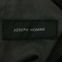 JOSEPH HOMME ジョセフ オム 通年 ウール★ ストレッチ スラックス パンツ Sz.48　メンズ 黒 日本製　A4B00241_1#R_画像7