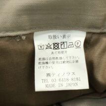 TENORAS メンズティノラス 通年 ブライト ヘリンボン★ スリム パンツ Sz.M　メンズ 日本製　A4B00482_1#R_画像9