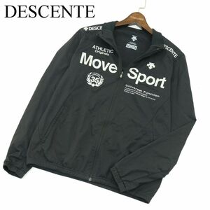 DESCENTE デサント 通年 Move Sport★ ドライトランスファー トレーニング ジャージ ジャケット ブルゾン Sz.L　メンズ 黒　A4T00833_1#O