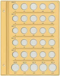 単品 普通コイン用(令和元年~5年) テージー 令和 コインアルバム 普通コイン用 令和元年-5年用 スペア台紙 C-40S