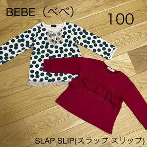 100 BEBE( Bebe ) SLAP SLIP(s LAP slip )