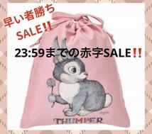 23:59まで限定【赤字SALE!!】完売品　ヒグチユウコ　とんすけ 巾着　ディズニー　コラボ　メイク_画像1