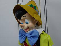 中古 保管品 Disney CLASSICS Pinocchio ピノキオマリオネット スタンド付 ELCO クリスマスソング ヴィンテージ 玩具 ディズニー_画像5