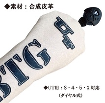 ●送料無料【UT-WN】ブルーティーゴルフ 【BIG BTG - Classicモデル】ユーティリティ用ヘッドカバー BLUE TEE GOLF HCC1 _画像7