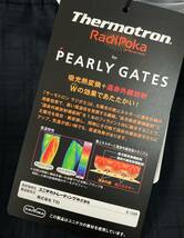 新品 パーリーゲイツ タフレックスサーモトロンラジポカ パンツ(6)サイズLL/紺 PEARLY GATES ＜小チェック×エアシャット＞ 蓄熱保温_画像7