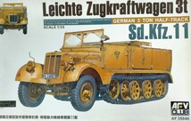 AFVクラブ 1/35 ドイツ3tハーフトラック Sd.kfz.11 とLionRoar エッチングパーツ_画像1