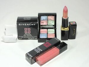 GIVENCHY まとめ ポップグロスクリスタル リップグロス 449 ルプリズムアイズカルテット アイシャドウ 63 ルージュアレーブル リラ 19 口紅