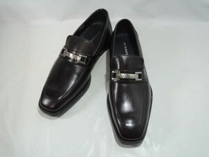 新品 保管品 BURBERRY バーバリー ビットローファー 革靴 黒 ブラック BU1523 25.5cm BURBERRY LONDON 0122