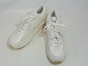 未使用に近い NIKE ナイキ 443817-101 Air Max 90 Premium エアマックス90 アイスパックホワイト 28cm 0326