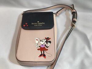 kate spade ケイトスペード ディズニーコラボ ミニ― ショルダーポーチ バッグ ピンク 0129