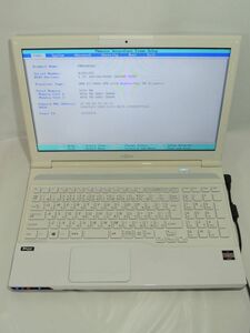 富士通 LIFEBOOK AH40/J AMD E2-1800 APU with Radeon(tm) 1.70GHz/8GB/SSD 360GB/Win8 64bit/15.6インチワイド FMVA40JWJ 0111