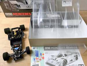 タミヤ☆限定 1/10 RC特別企画商品 1990 メルセデス・ベンツ 名車 C11 サーボ、ABCホビー レスポンス GT-1付き DDカー Cカー　速いです。