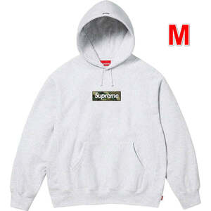 【新品未使用】Supreme Box Logo Hooded Sweatshirt (23FW) Ash Grey/Mサイズ