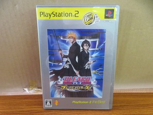 KMG3252★PS2ソフト ブリーチ ブレイド・バトラーズ ベスト版 BLEACH ケース説明書ハガキ付 起動確認済 盤面良好・クリーニング済