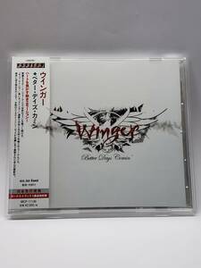 WINGER／BETTER DAYS COMIN'／ウィンガー／ベター・デイズ・カミン／国内盤CD／帯付／2014年発表／6thアルバム／復活第3作／入手困難盤