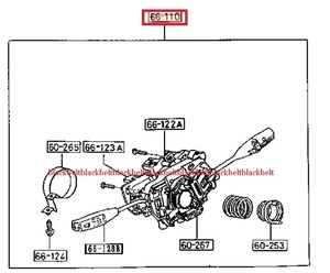 【マツダ純正パーツ】プロシード 89 コンビネーションスイッチ　Proceed 未使用 希少在庫