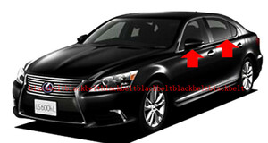 【トヨタ純正パーツ】LEXUS LS600H/600HL UVF46 2012/09- フロント リヤドア ベルト モールディング前後左右セット 希少在庫品