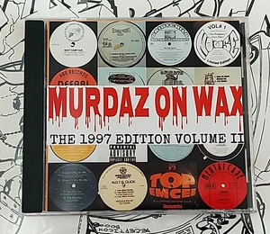 (CD) Various － Murdaz On Wax: The 1997 Edition Volume II / 90S / Underground / アンダーグラウンド / BoomBap / Golden Era /黄金期 