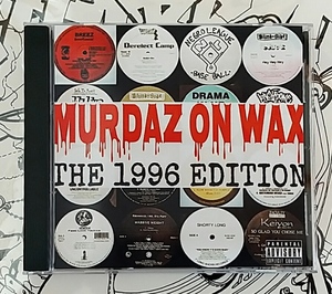 (CD) Various － Murdaz On Wax: The 1996 Edition / 90S / Underground / アンダーグラウンド / BoomBap / Golden Era / HipHop / 黄金期 