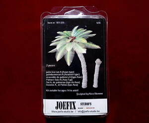 ★JOEFIX(181.035) 1/35 ヤシの木セットA(アジアタイプ)(2本入、レジン他製)ケース未開封(定形外300円他)