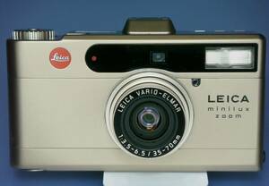 LEICA minilux zoom VARIO-ELMAR 1:3.5-6.5 35-70mm　ライカ ミニルックス ズーム データバック付 フィルムカメラ〈実用美品・動作確認済〉