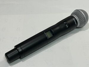 SHURE　UR2-J5HK/SM58　国内正規品　開封未使用品　動作品　美品　擦傷錆汚れ等有り　現状渡し ＊工事設計認証の証明書付