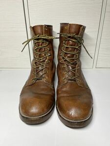 80's CHIPPEWA チペワ USA レザー レースアップ ブーツ ブラウン　26.0cm 〜 26.5cm 