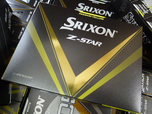 ◆2023年！新登場◆SRIXON/スリクソン/日本正規品 NEW Z-STAR/イエロー（YE）/1ダース/新品◆ダンロップ/Z スター/松山秀樹！