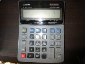 電卓　カシオ　CASIO　DS-10K サイレント・タッチ