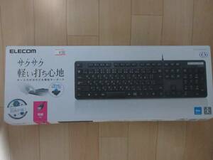 ELECOM キーボード　USB　windows TK-FCM108KBK