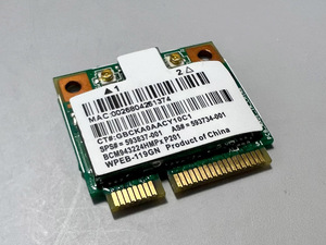 ★WiFi Card WPEB-119GN 802.11a-b-g WiFiカード BCM943224HMP　管理番号[F1-D040]