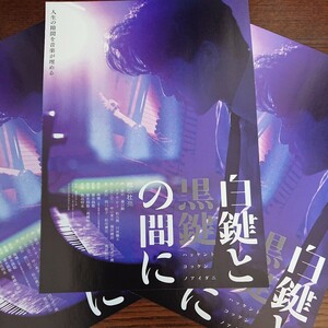 【映画チラシ】「白鍵と黒鍵の間に」チラシ3枚、池松壮亮、フライヤー