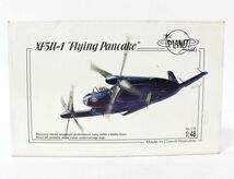 ○ 【未組立】 PLANET models 1/48 XF5U-1 フライングパンケーキ 軍用機 レジン製キット No.216 ○MOF08379　Flying Pancake アメリカ海軍_画像1