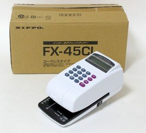 ◇ ニッポー 電子チェックライター FX-45CL 充電式 コードレス ◇MHD13528　小切手/領収書の印字