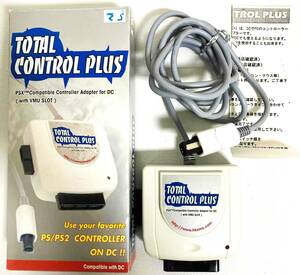 ドリームキャスト用 PS1 PS2コントローラーアダプター TOTAL CONTROL PLUS VM対応 DC ドリキャス 変換 コンバーター