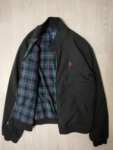 POLO RALPH LAUREN/ラルフローレン/Harrington Jacket/ハリントンジャケット/裏地タータンチェックフランネル/TALON ZIP/SIZE L