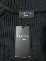 新品タグ付・送料込★EPOCA UOMO/メンズ★上質☆カウチニットブルゾン49,500円/黒/L★ウォームビズ・オフィスカジュアル☆ プレゼントにも_画像4