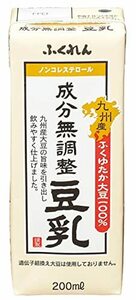 ふくれん 九州産ふくゆたか大豆成分無調整豆乳 200ml×24個