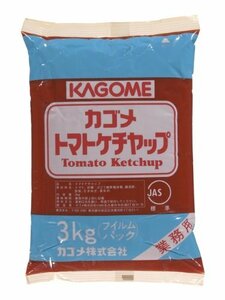 カゴメ トマトケチャップ 標準フィルム 3kg 3000g 業務用 大容量 レストラン用