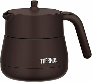 THERMOS 真空断熱ティーポット 450ml（ブラウン）TTE-450BW