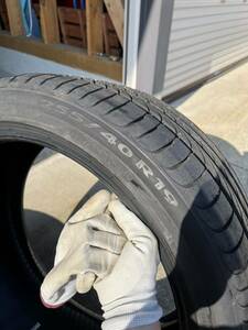 255/40R19 PIRELLI POWERGY ほぼ新品×2本 アウディ A7 30km走行